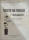 TESTE DE FIZICĂ I MECANICĂ - 1999 (F30)