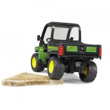 Cumpara ieftin Bruder John Deere Gator XUV 855D - Masina Utilitara Copii, Jucarie Realista cu Remorca Basculanta, +3 Ani, Scara 1:16