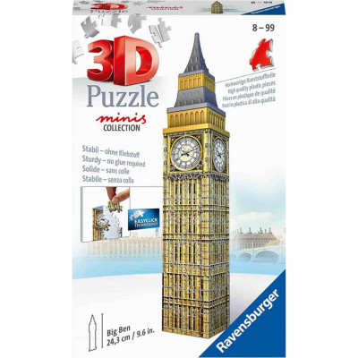 Puzzle 3D Mini Big Ben, 54 Piese foto
