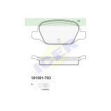 Set Placute frana punte Spate, Fiat 500 20, 500 C 20, Idea 202011; Panda 202012, Punto 192012; Lancia Musa 202012, Ypsilon 202011, Lada Xray 20, Icer