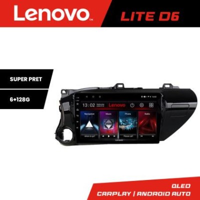 Navigatie Toyota Hilux 2016- Lenovo Kit-TY59 8 core 6+128 GB Android Waze USB Navigatie Internet Youtube Radio CarStore Technology foto