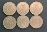 Irlanda 10 pence 1069 1974 1975 1976 1978 1980, Europa