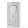 Incarcatoare Retea Tranyoo, V20, Fast Charge Kit, 2 x USB + Micro USB Cable, White