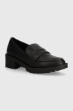 Bianco mocasini BIAPEARL femei, culoarea negru, cu platforma, 11250306