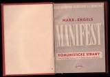 K. Marx, Engels - Manifestul Partidului Comunist (Ediție Ceha, 1946)