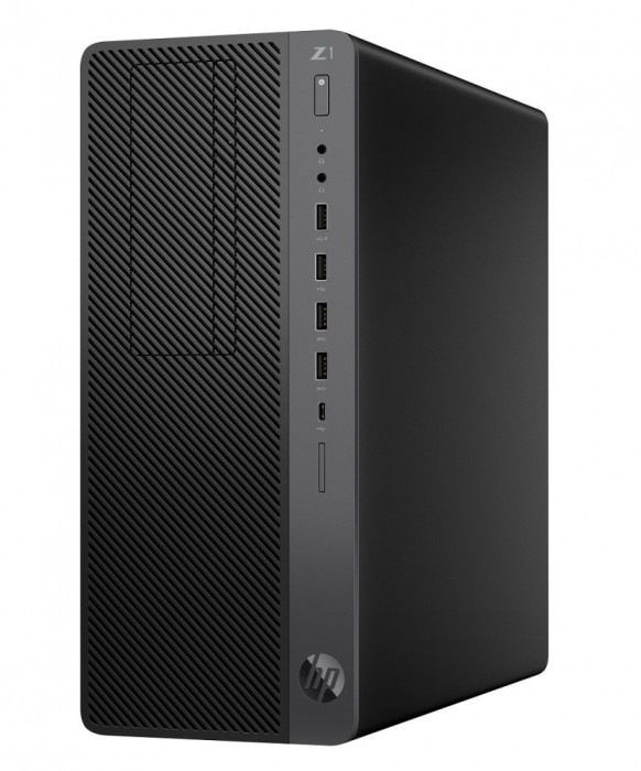 Workstation HP Z1 G5 Tower, Intel Core i7 8700 3.2 GHz, 32 GB DDR4, 1 TB SSD M.2 NVMe NOU, Placa Video Intel HD Graphics, Windows 11 Pro, 12 Luni Gara