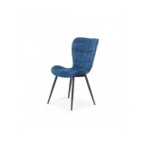 Scaun living BUC 247, catifea, ergonomic, picioare metalice, 110 kg