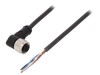Cablu de conectare M12 unghi 4 pini 5m 250VAC 4A PUR