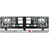 Set 2 Suport Numar Inmatriculare Argintiu Autohelix MSA Audi Universal