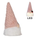 Cumpara ieftin Figurina Gnom textil cu led 10x10x25 cm