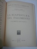 LA RIAPERTURA DEL FALLIMENTO - ANDREA ARENA