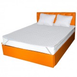 Set Saltea ortopedica, Ulise Standard Spring Comfort 140x200x30cm, cu plasa de arcuri Bonell, husa detasabila tricot, hipoalergenica, fermitate tare,