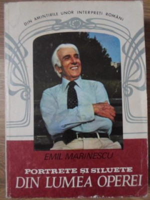 PORTRETE SI SILUETE DIN LUMEA OPEREI-EMIL MARINESCU-234456 foto