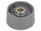 Buton rotativ gri ABS 6mm 31x15,5mm