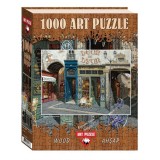 Puzzle 1000 piese - din lemn CAFE LEON, Jad