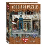 Puzzle 1000 piese - din lemn CAFE LEON, Jad