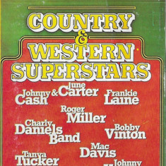 Casetă audio Country & Western Superstars, originală