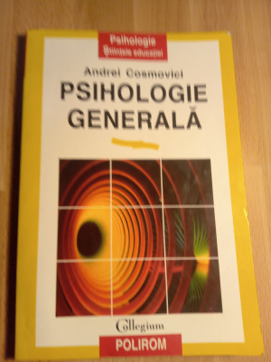 Psihologie generala, Andrei cosmovici foto