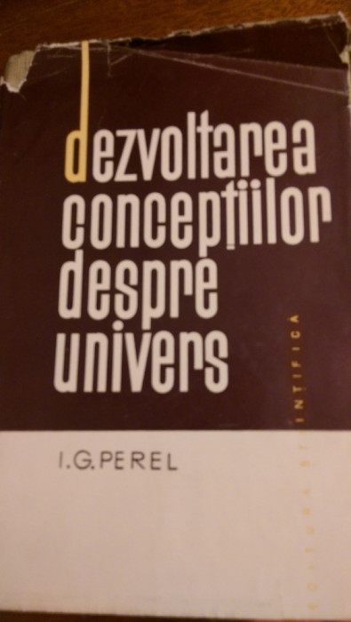 Dezvoltarea conceptiilor despre univers I.G.Perel 1964