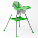 Cumpara ieftin Scaun de masa pentru bebelusi MyKids 03220/2 verde cu blat detasabil