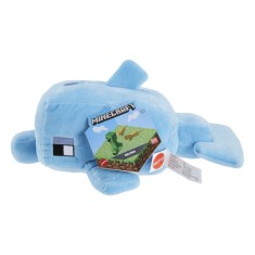 Figurina de plus Minecraft Delfin 20 cm, jucarie moale Mattel