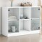 vidaXL Dulap, alb, 102x37x75,5 cm, lemn prelucrat 3295871