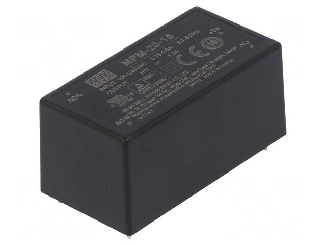 Convertor AC/DC 20W 15V 1.4A PCB