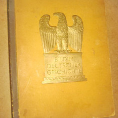 A245-Album reclame tigarete vechi Istoria Germaniei 1936 in imagini foto.