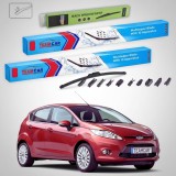 Cumpara ieftin Ștergătoare Ford Fiesta Gen VI Pre-facelift Hatchback 2008-2012 | Set Față și Spate Flat Premium &ndash; TeamCar&reg;
