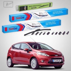 Ștergătoare Ford Fiesta Gen VI Pre-facelift Hatchback 2008-2012 | Set Față și Spate Flat Premium &ndash; TeamCar&reg;