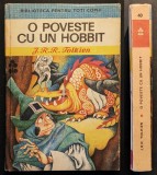 rara 1975 J. R. R. Tolkien &ndash; POVESTE CU UN HOBBIT ilustratii de LIVIA RUSZ 336 pag Cartonata Biblioteca pentru Toti Copiii povesti povestiri basme