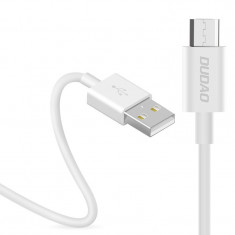Cablu Dudao USB / Micro USB 3A Cablu 1m Alb (L1M Alb) DUDAO CABLE L1M (MICRO)
