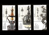 Israel 1968 - Sărbători, obiecte de cult, serie neuzata cu tab