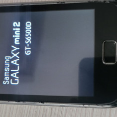 Smartphone Rar Samsung Galaxy Mini 2 S6500D Black Orange Livrare gratuita!