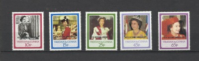 TRISTAN DA CUNHA 1988 ELISABETH II ANIVERSARE foto