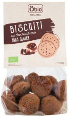 Biscuiti cu ciocolata fara gluten bio 100g Obio foto