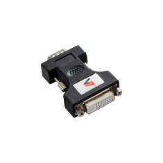 DVI-I to VGA Adapter V7 V7E2VGAMDVIIF-ADPTR Black