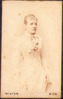 HST P2/266 Poză Lotte Schunn 1885 studio Winter Viena foto