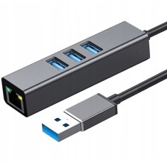 Adaptor Usb Ethernet Adaptor Card De Rețea Lan Hub Usb Gigabit Rj45
