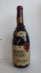 vin ROSSO CONERO, DOC, recoltare 1971 cl 72, gr 13 foto