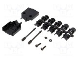 Carcasă pentru conectori D-Sub 9pin și D-Sub HD 15pin ENCITECH