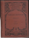 Esop - Fabule - Fabulae Aesopicae Collectae editor Karl Halm, 1901