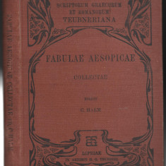 Esop - Fabule - Fabulae Aesopicae Collectae editor Karl Halm, 1901