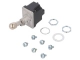 Comutator basculant HONEYWELL DPDT ON-ON 6A 230VAC 20A 28VDC IP67