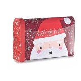 Cutie metal multicolor Mos Craciun II 10.5x3x7 cm