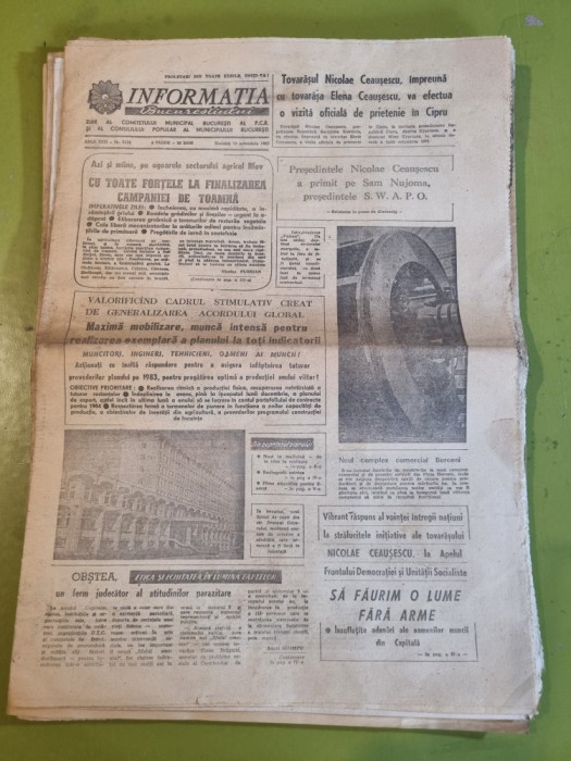informatia bucurestiului 15 octombrie 1983