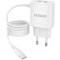 Incarcator Dudao cu cablu Type C + 2x USB wall charger with built-in USB Type C