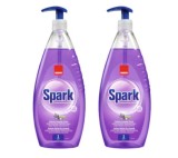 Pachet 2 x Detergent Vase Sano Spark Lavanda, 1L