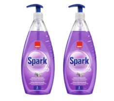 Pachet 2 x Detergent Vase Sano Spark Lavanda, 1L foto