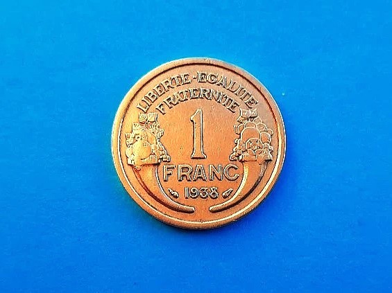1 Franc 1938 Franta-stare buna!-